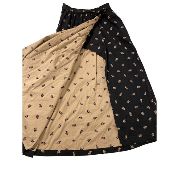 Hill House Home The Krista Skirt, Autumn Paisley Black Jacquard, XS, NWT - Picture 11 of 15